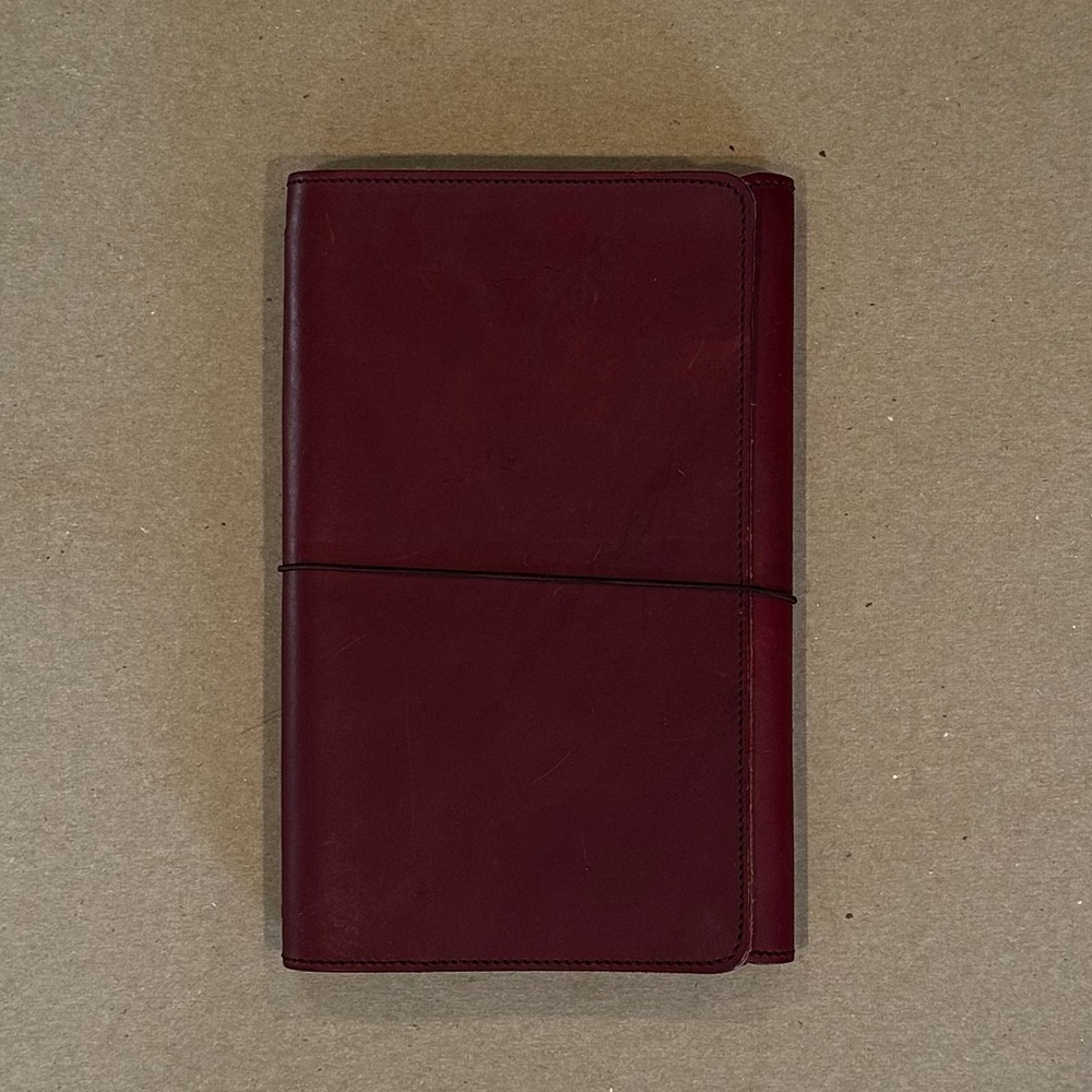 Louise Carmen Organizer (M) Plum w/ 1 notebook